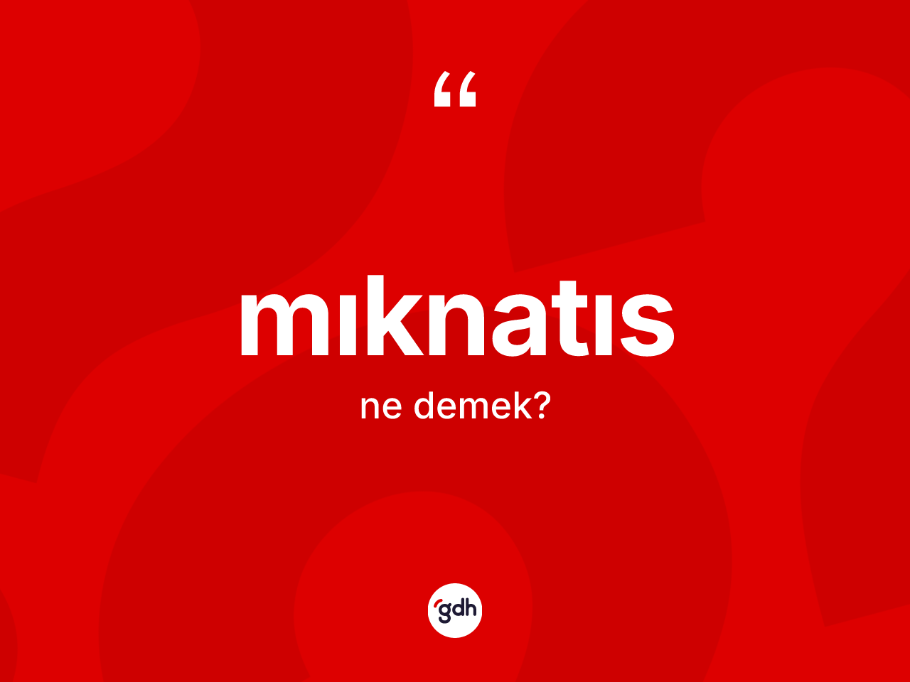 Mıknatıs kelimesinin sözlükteki tanımı nedir? Mıknatıs kelimesinin TDK'ya göre açıklaması nedir?