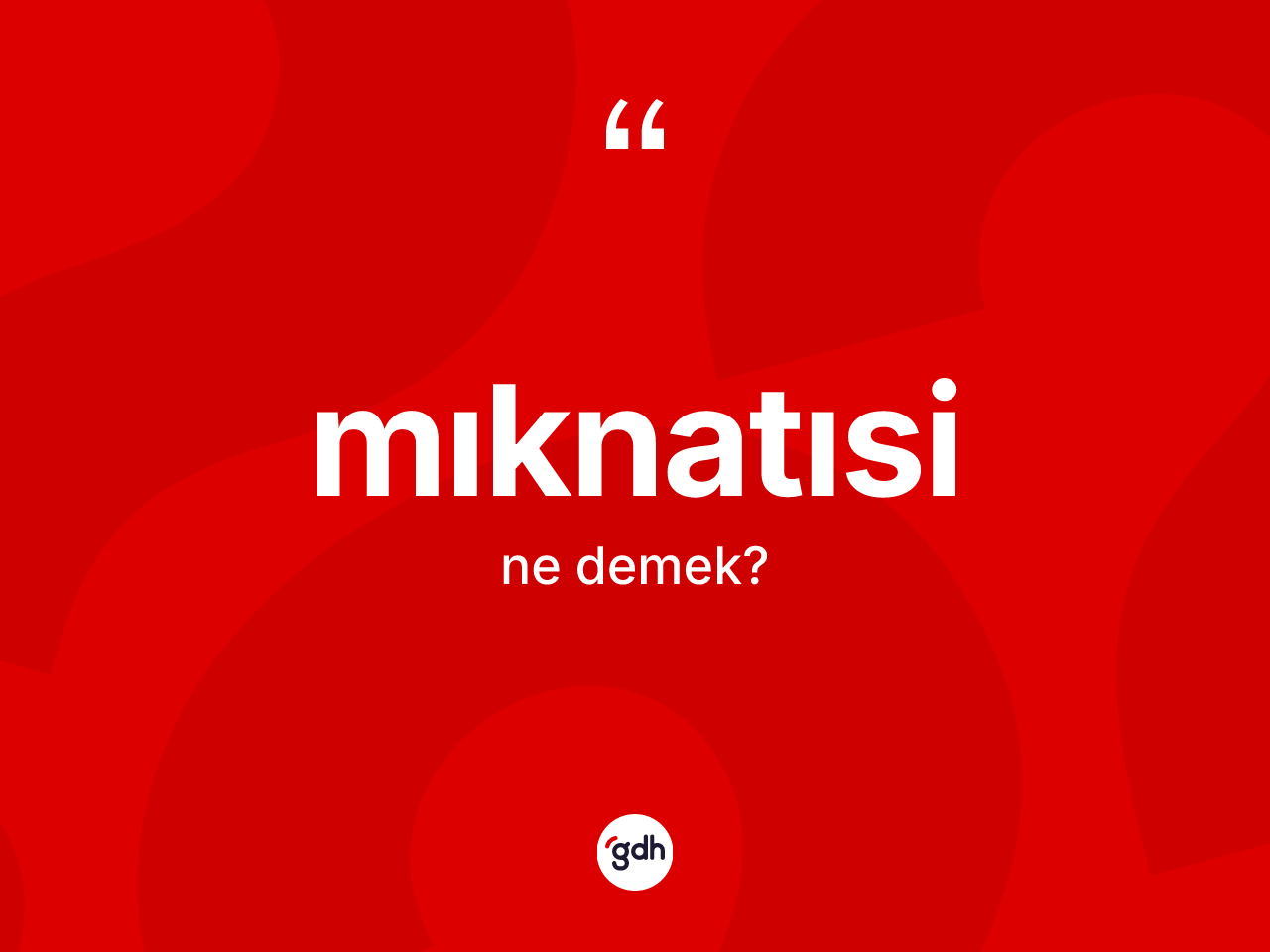 Mıknatısi ne demek? Mıknatısinin halk arasındaki kullanımı nasıldır?