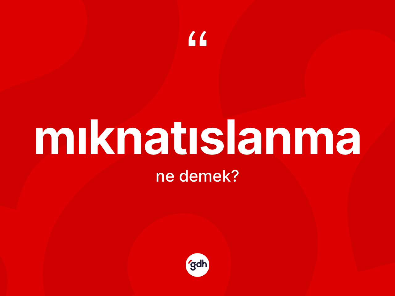 Mıknatıslanma kelimesinin sözlükteki tanımı nedir? Mıknatıslanmanın TDK'ya göre anlamı nedir?