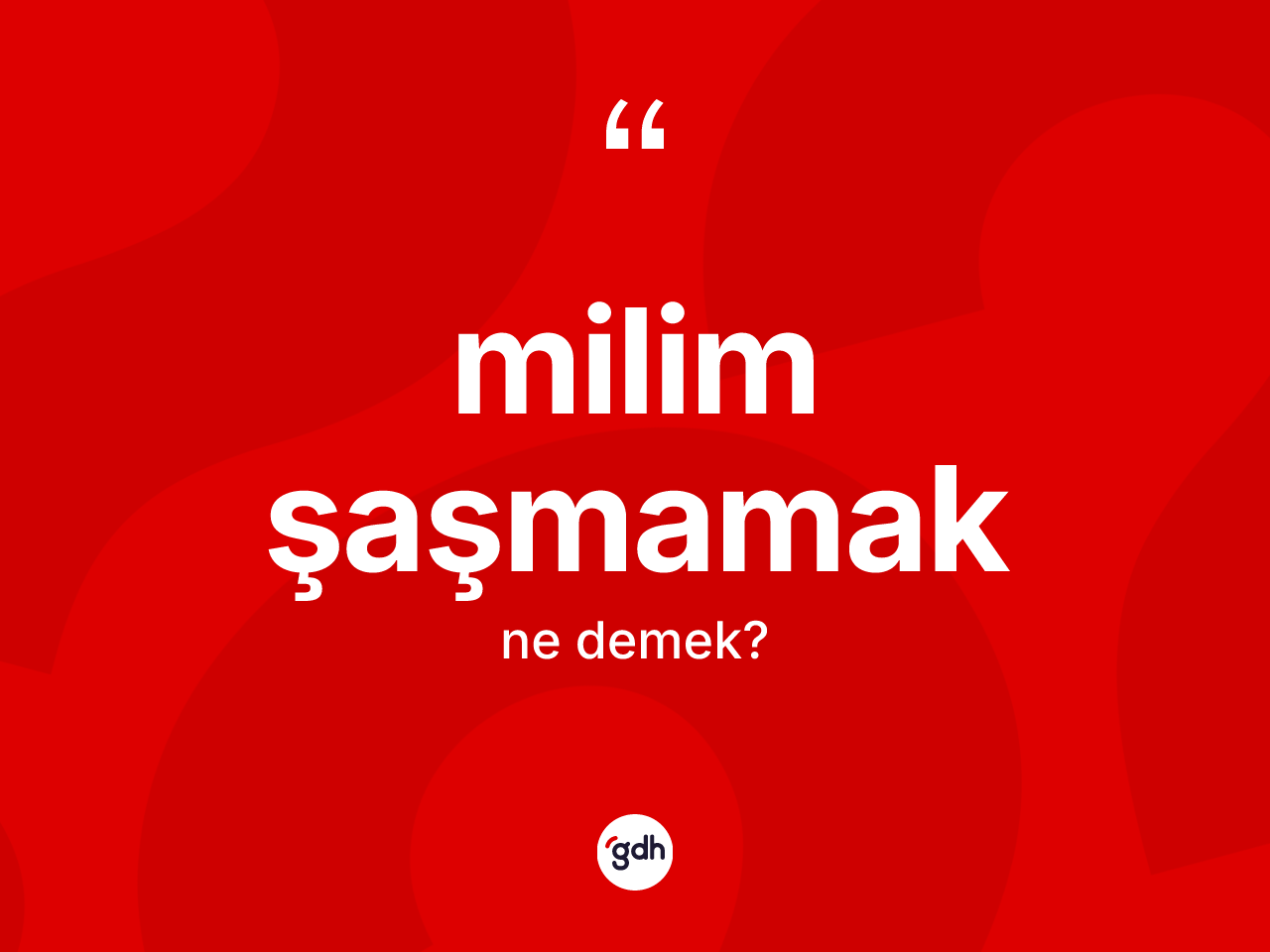 Milim şaşmamak nedir? Milim şaşmamak ifadesi nerede kullanılır?