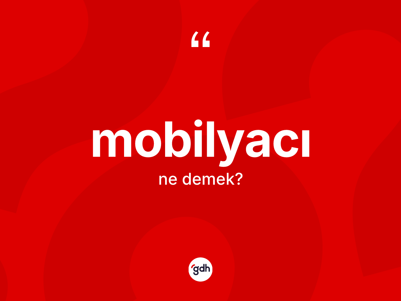 Mobilyacı ne demek? Mobilyacı kelimesinin özellikleri nelerdir?