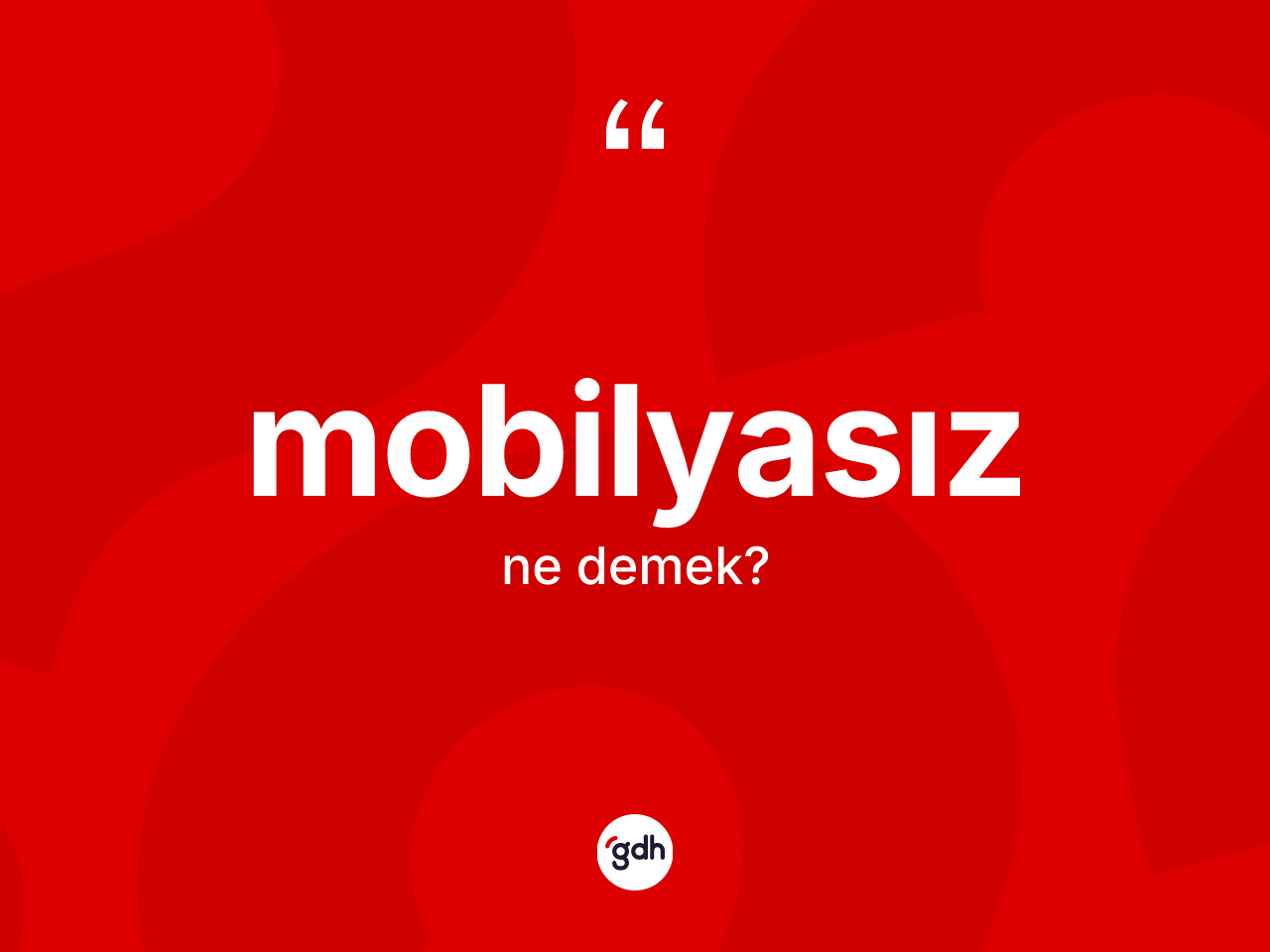 Mobilyasız kelimesi ne demek? Mobilyasızın TDK'ya göre anlamı nedir?