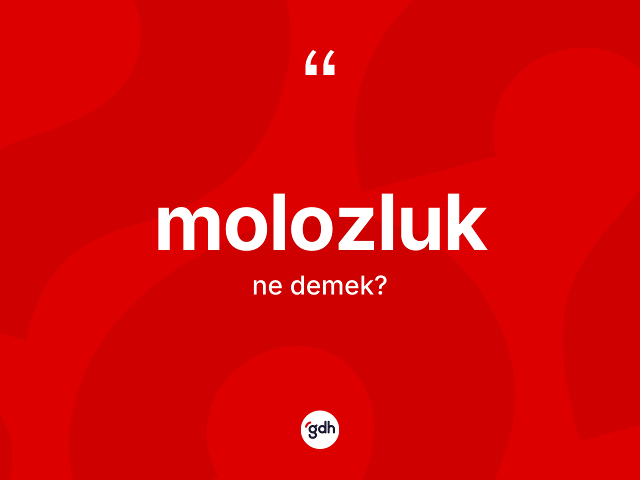 Molozluk kelimesinin anlamı nedir? Molozluğun TDK'ya göre anlamı nedir?