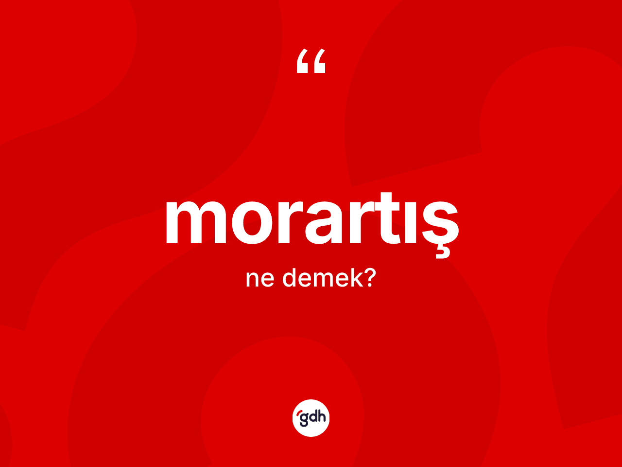 Morartış kelimesi nedir? Morartış kelimesinin özellikleri nelerdir?