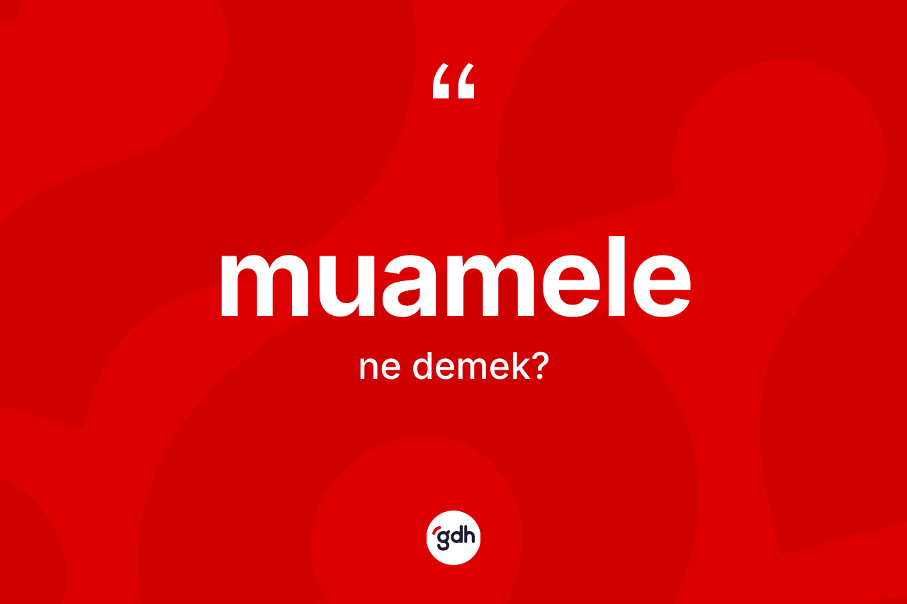 Muamele nedir? Muamele kelimesinin TDK anlamı nedir?