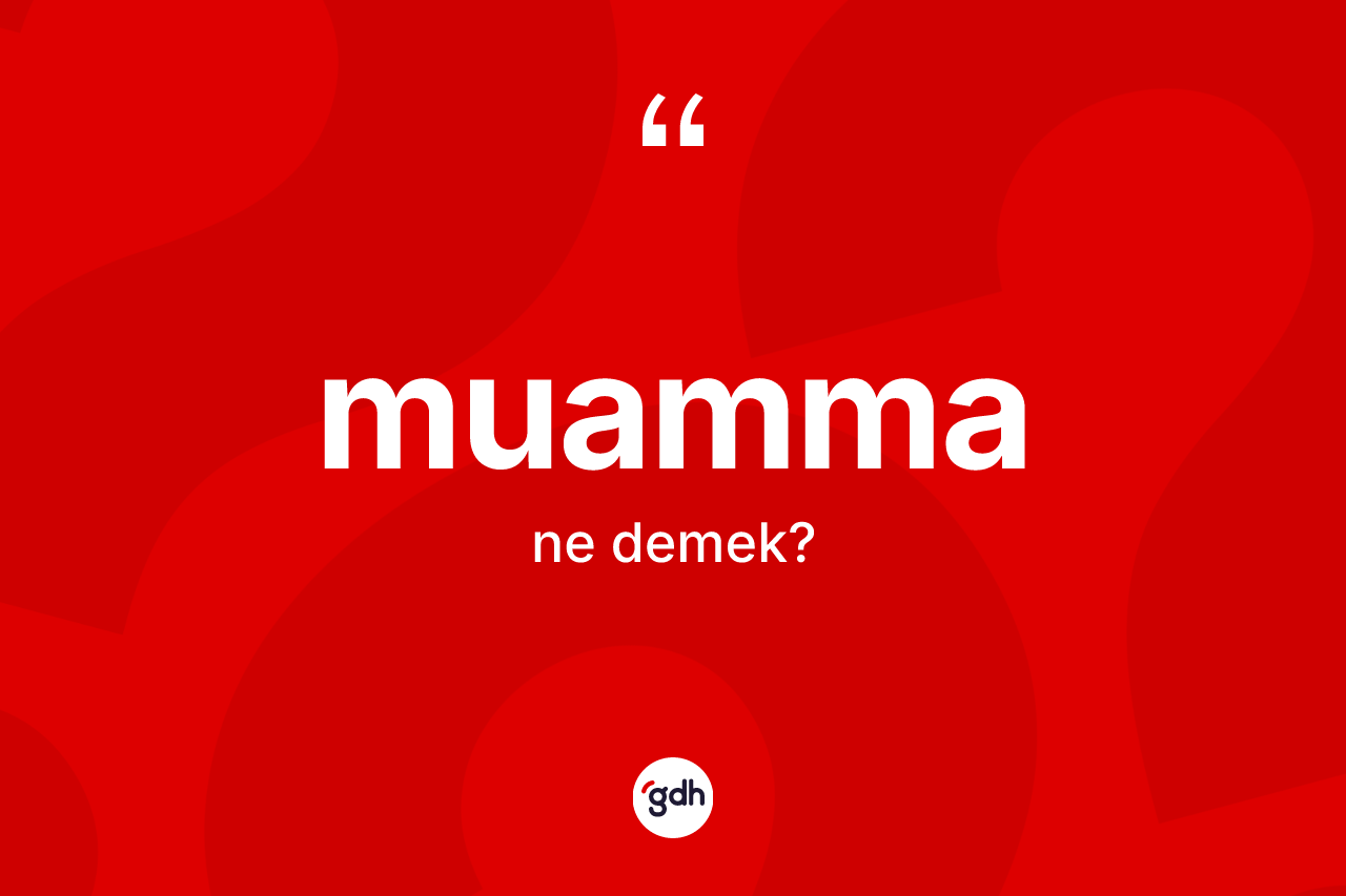 Muamma kelimesinin anlamı nedir? Muammanın TDK'ya göre anlamı nedir?