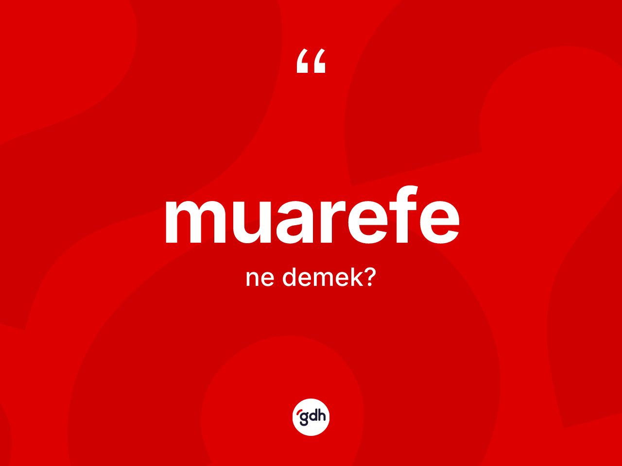 Muarefe ne anlama gelir? Muarefenin halk arasındaki kullanımı nasıldır?