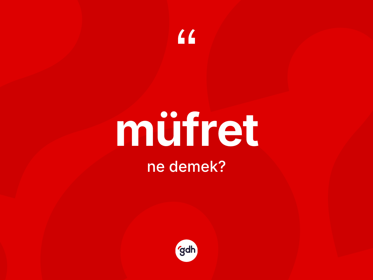 Müfret ne anlama gelir? Müfret kelimesinin kaç farklı anlamı var?
