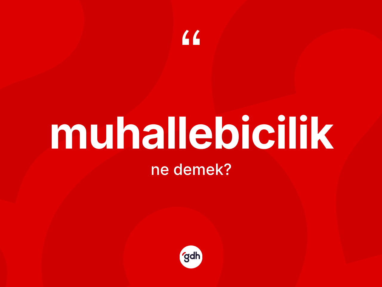 Muhallebicilik kelimesinin anlamı nedir? Muhallebiciliğin TDK'ya göre anlamı nedir?