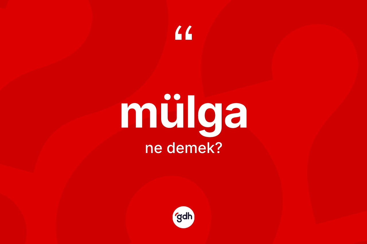 Mülga nedir? Mülganın TDK'ya göre anlamı nedir?