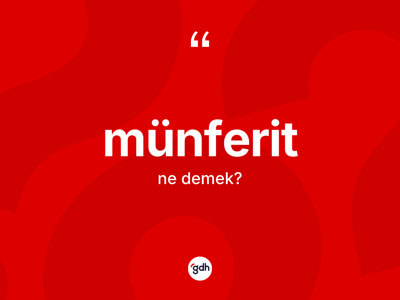 Münferit kelimesinin tanımı nedir? Münferitin TDK'ya göre anlamı nedir?