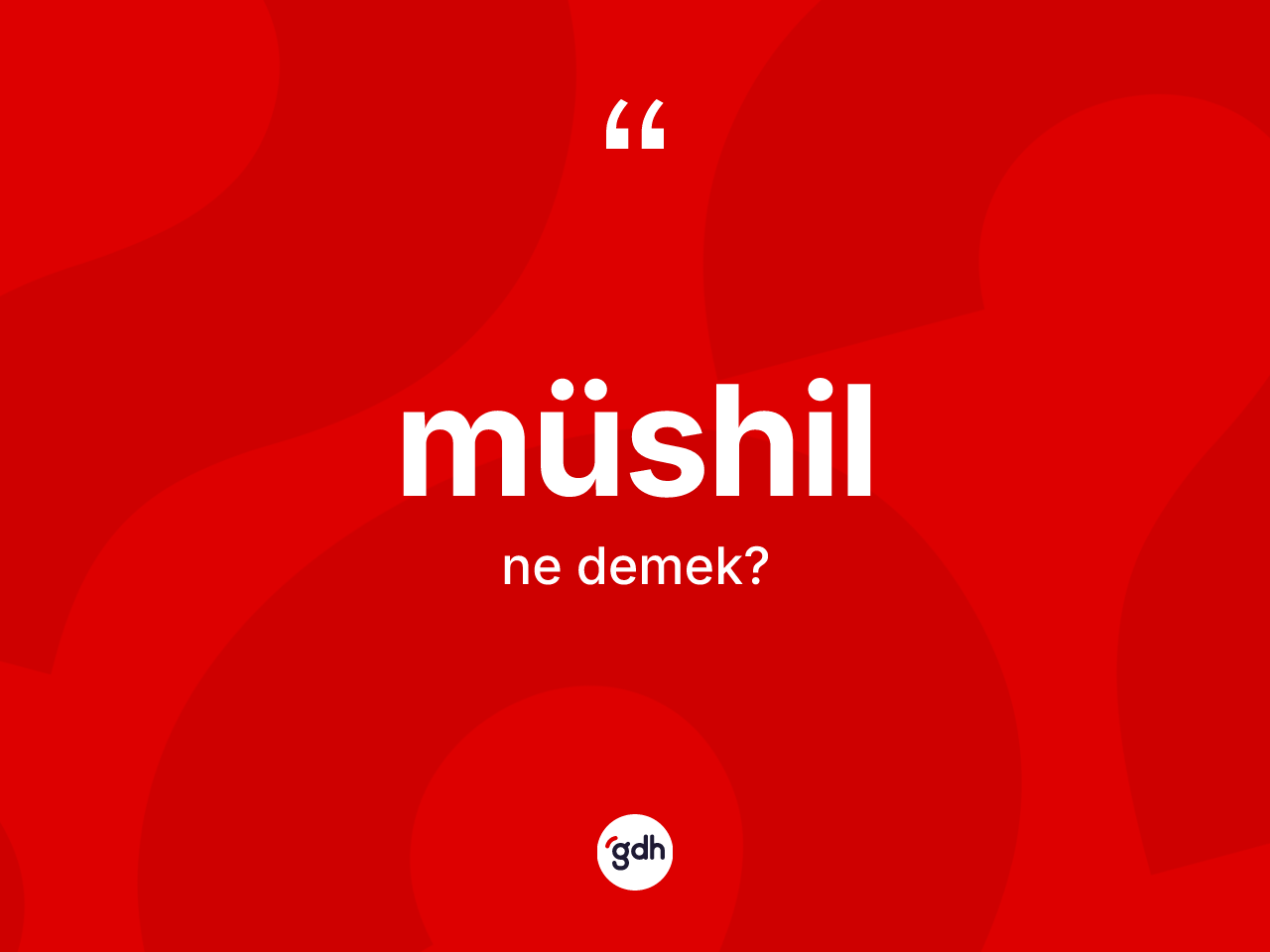 Müshil kelimesinin sözlükteki tanımı nedir? Müshilin kısaca tanımı nedir?