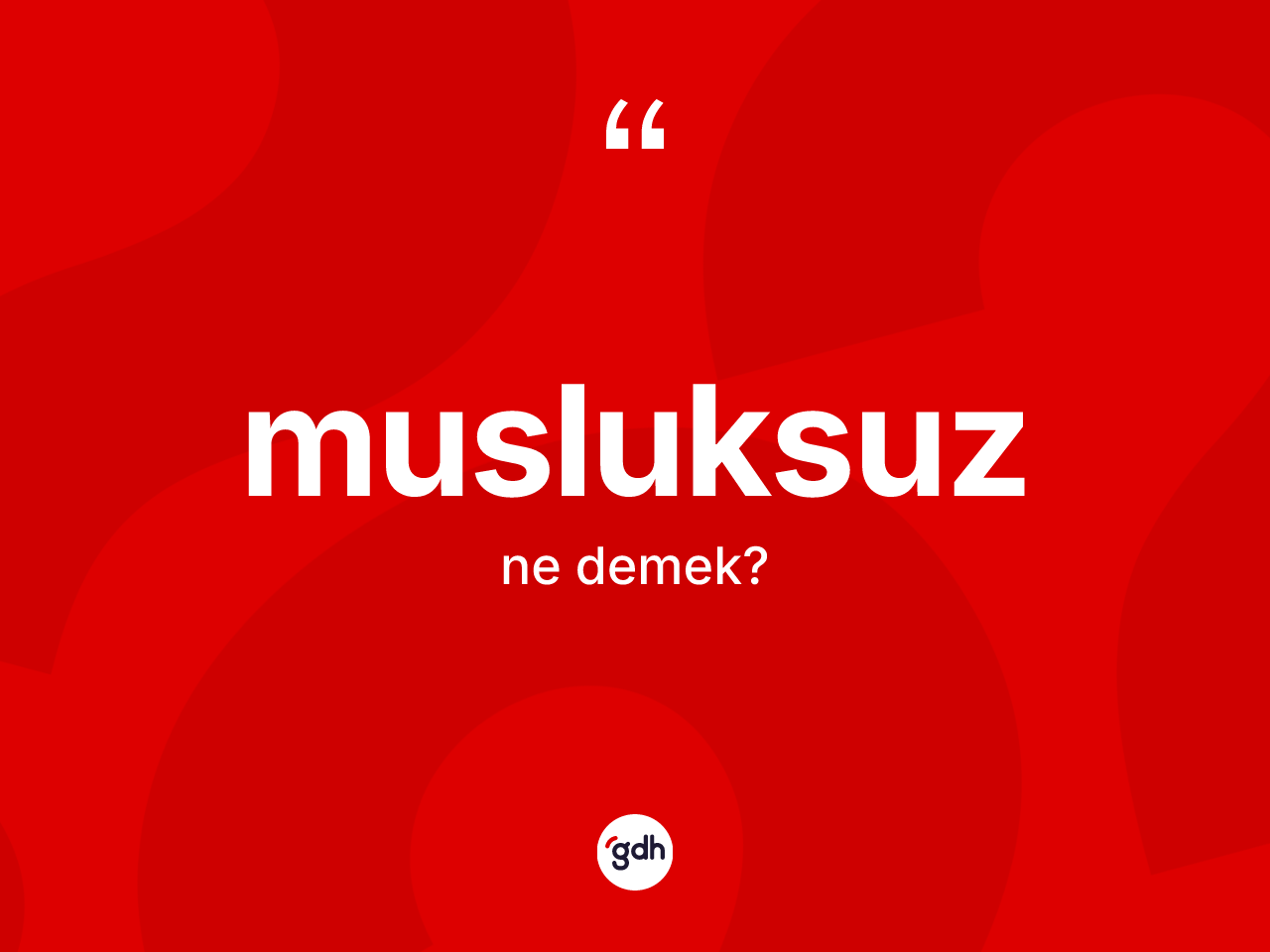 Musluksuz kelimesi ne anlama gelir? Musluksuzun TDK'ya göre anlamı nedir?