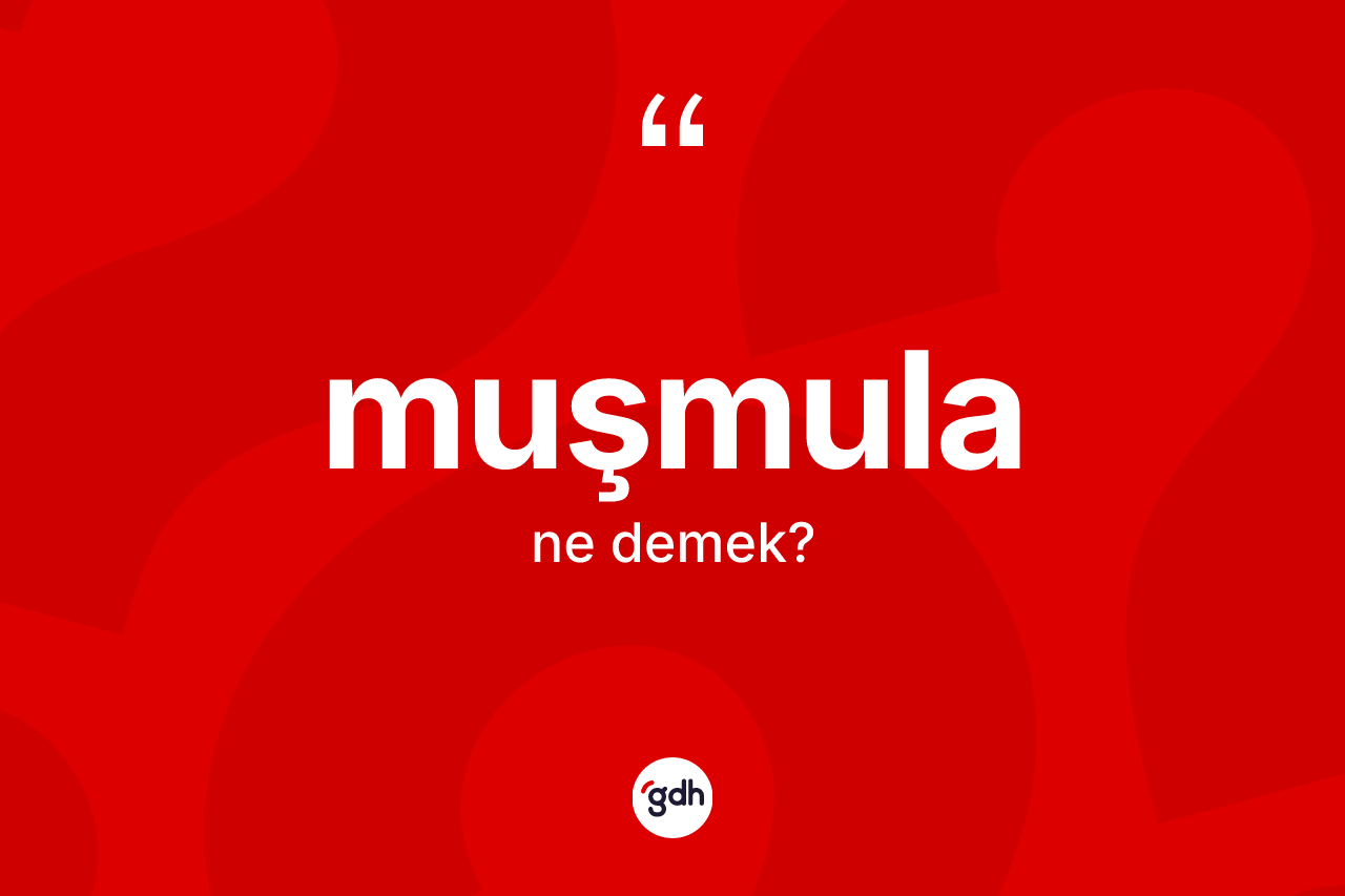 Muşmula kelimesinin anlamı nedir?