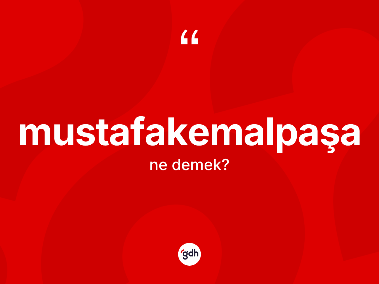 Mustafakemalpaşa kelimesi ne anlama gelir? Mustafakemalpaşa kelimesinin özellikleri nelerdir?