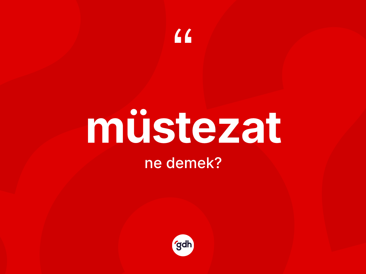 Müstezat kelimesinin sözlükteki tanımı nedir? Müstezat kelimesinin özellikleri nelerdir?