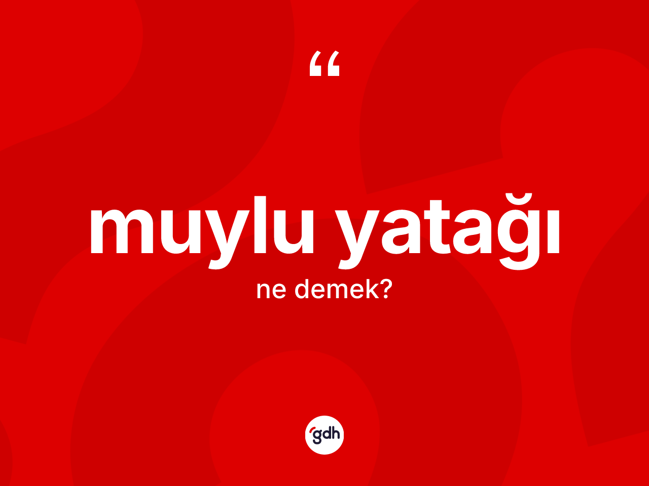 Muylu yatağı kelimesinin sözlükteki tanımı nedir? Muylu yatağının TDK'ya göre anlamı nedir?