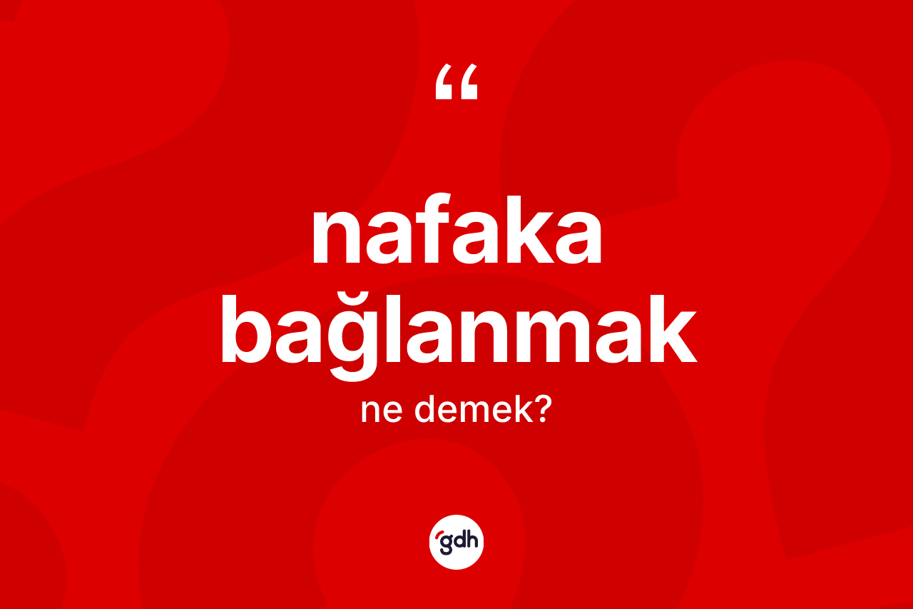 Nafaka bağlanmak ifadesinin kısaca anlamı nedir? Nafaka bağlanmak ifadesinin özellikleri nelerdir?