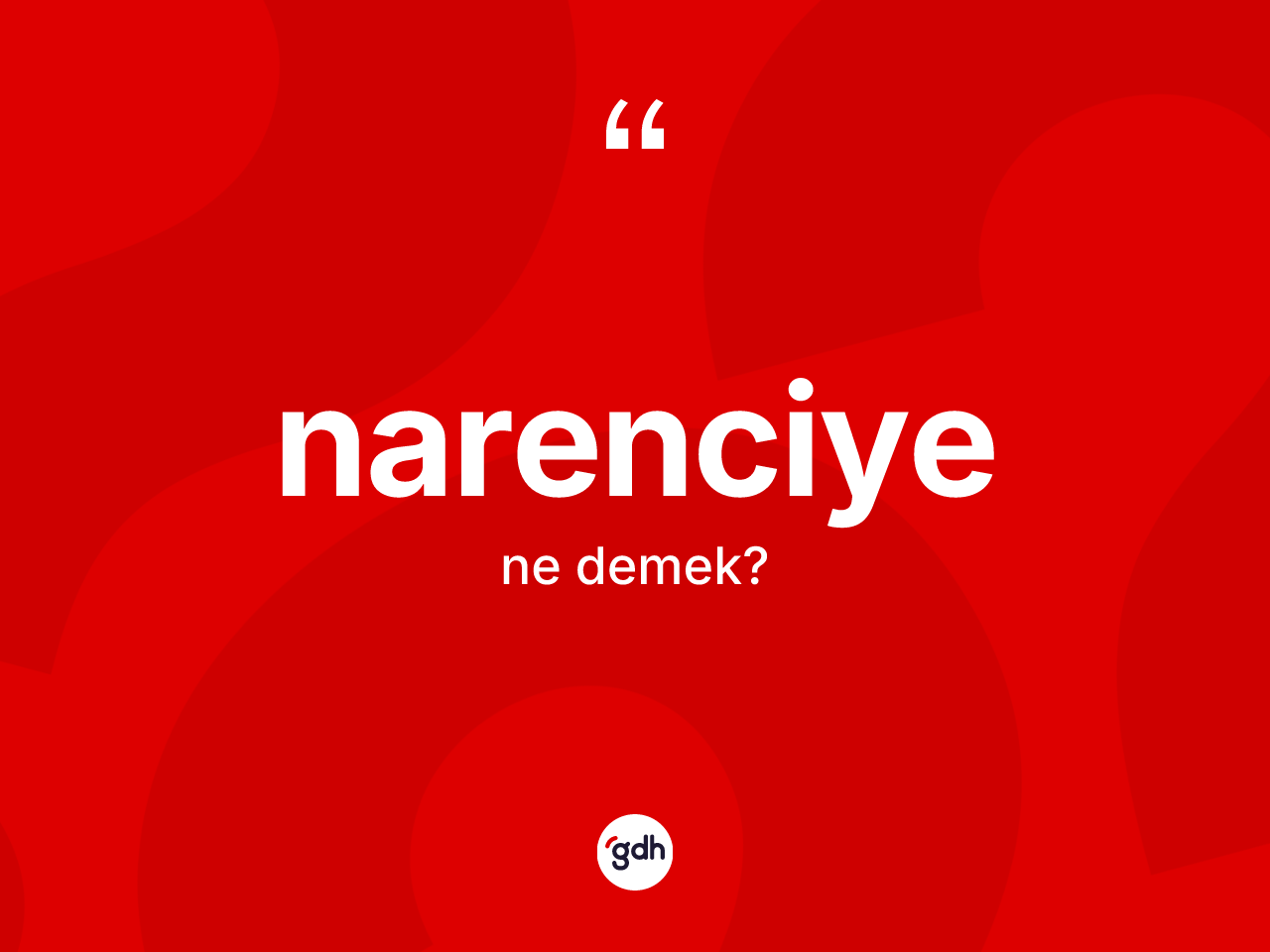 Narenciye kelimesinin anlamı nedir? Narenciyenin TDK'ya göre anlamı nedir?