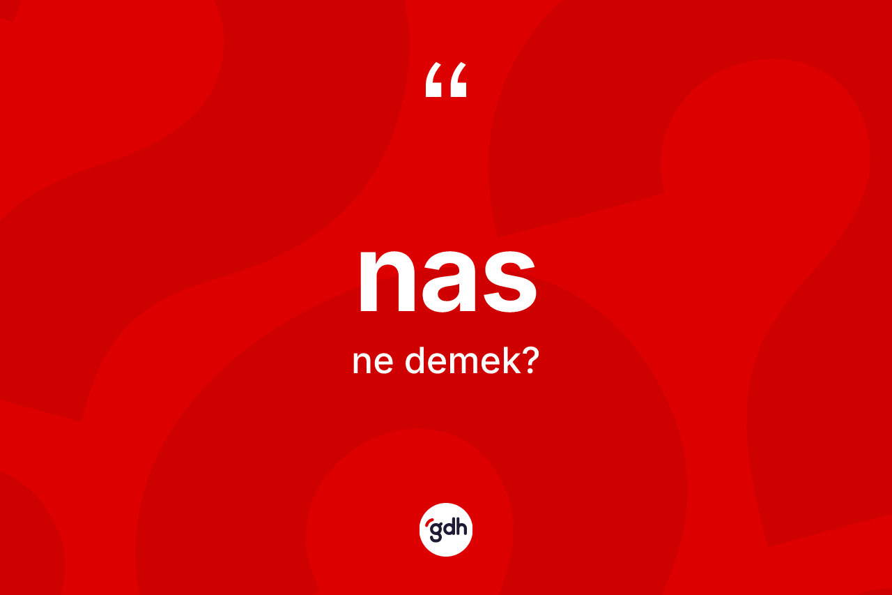 Nas kelimesinin sözlükteki tanımı nedir? Nas kelimesinin TDK'ya göre açıklaması nedir?