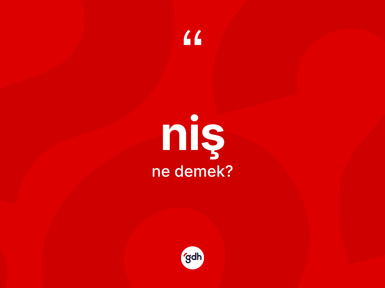 Niş nedir? Nişin kısaca tanımı nedir?