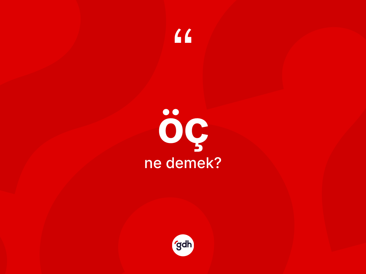 Öç nedir? Öç kelimesinin kaç farklı anlamı var?