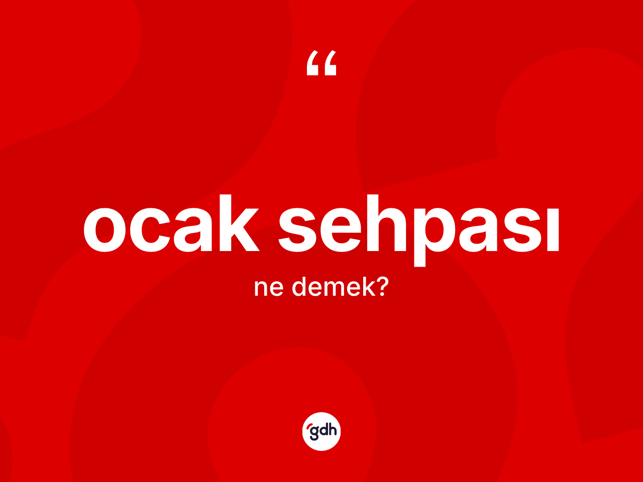Ocak sehpası kelimesinin anlamı nedir? Ocak sehpasının kısaca tanımı nedir?
