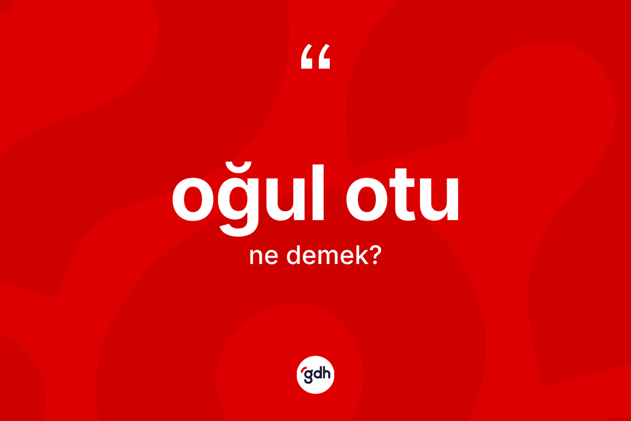 Oğul otu ne anlama gelir?