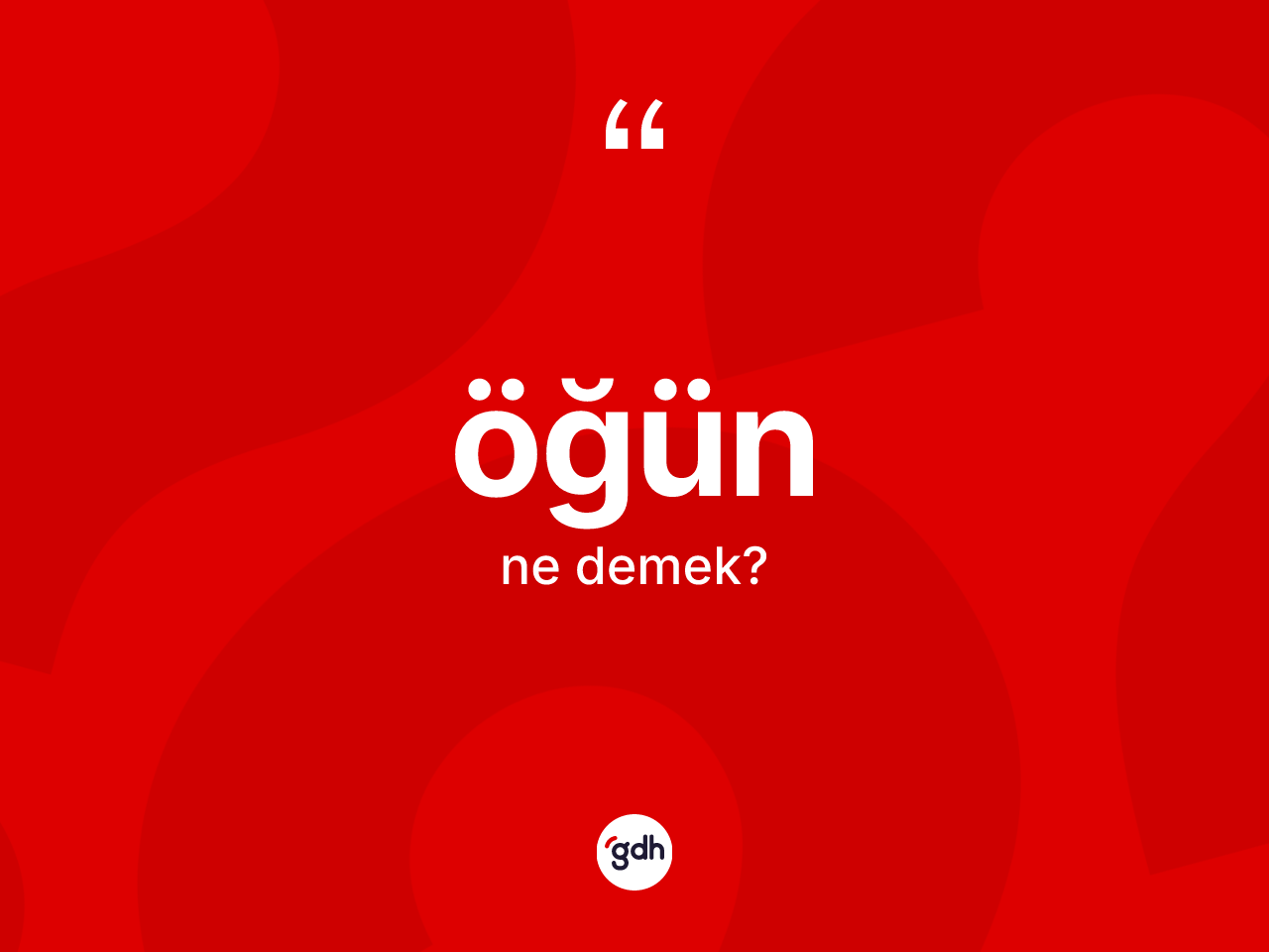 Öğün ne demek? Öğünün TDK'ya göre anlamı nedir?