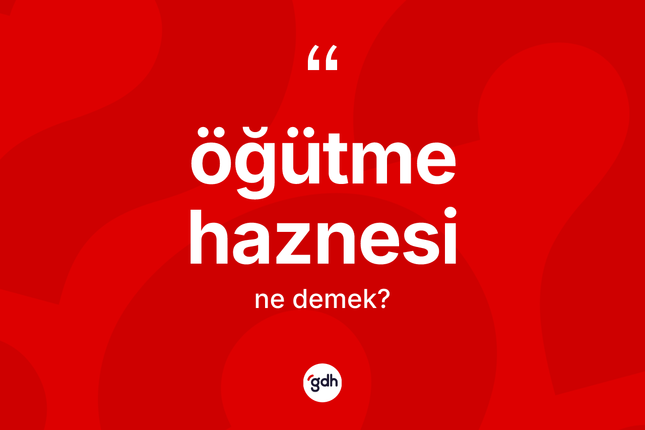 Öğütme haznesi kelimesi nedir?