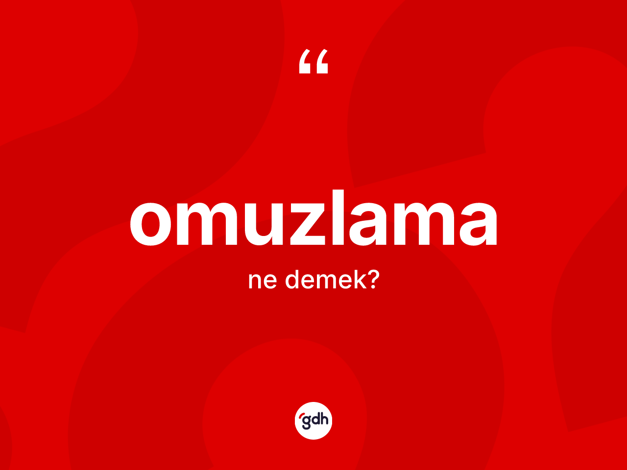 Omuzlama nedir? Omuzlamanın halk arasındaki kullanımı nasıldır?