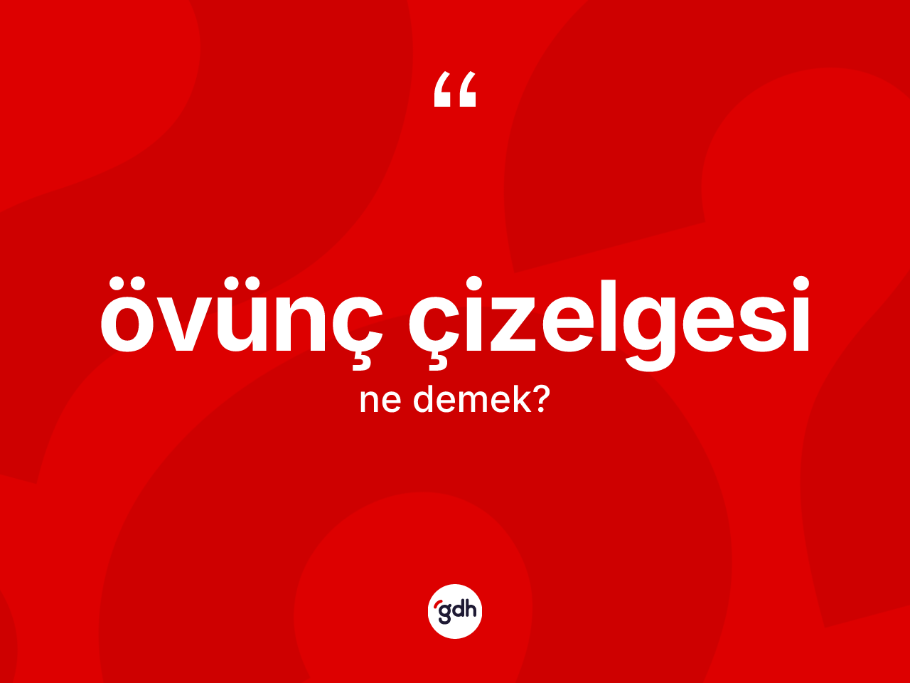 Övünç çizelgesi nedir? Övünç çizelgesi kelimesinin TDK anlamı nedir?