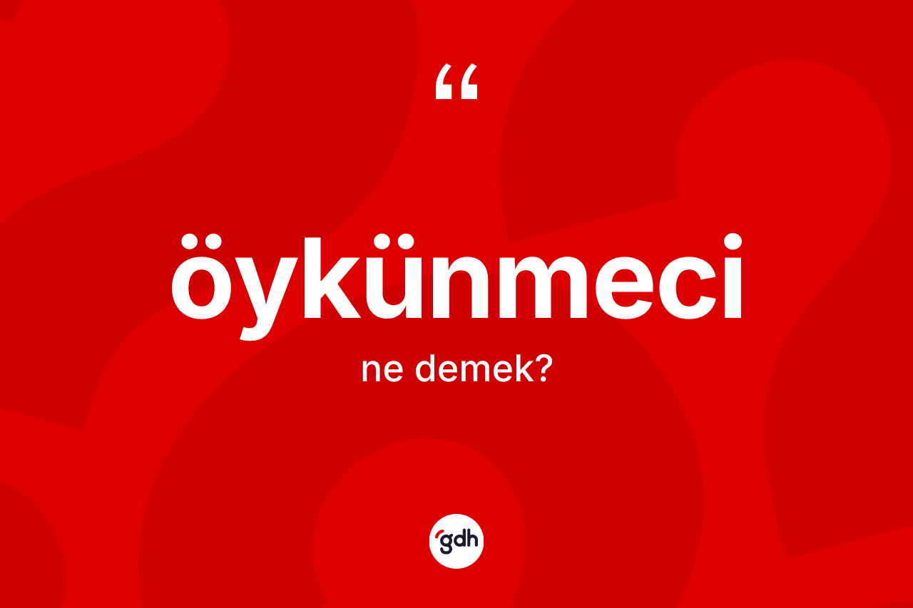Öykünmeci ne anlama gelir? Öykünmeci kelimesinin kaç farklı anlamı var?