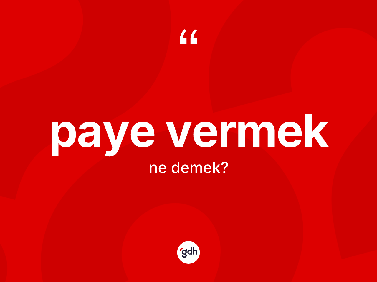 Paye vermek ifadesinin kısaca anlamı nedir? Paye vermek ifadesi nerede kullanılır?