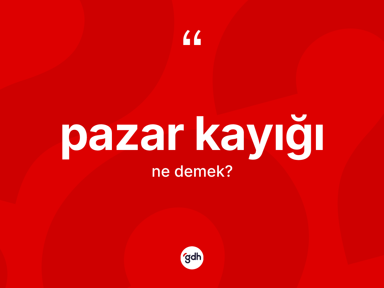 Pazar kayığı kelimesinin tanımı nedir? Pazar kayığının halk arasındaki kullanımı nasıldır?
