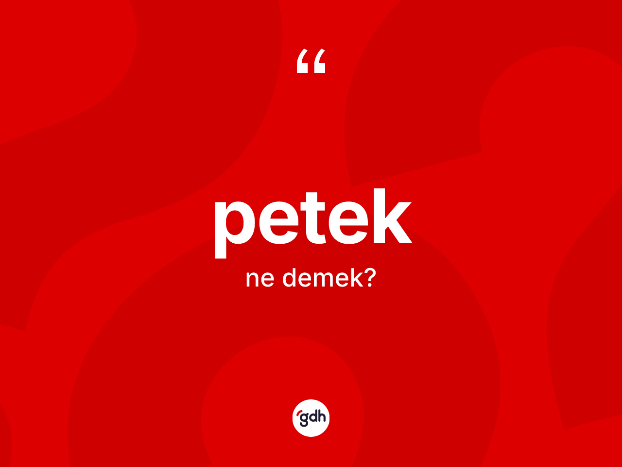 Petek kelimesinin anlamı nedir? Peteğin TDK'ya göre anlamı nedir?
