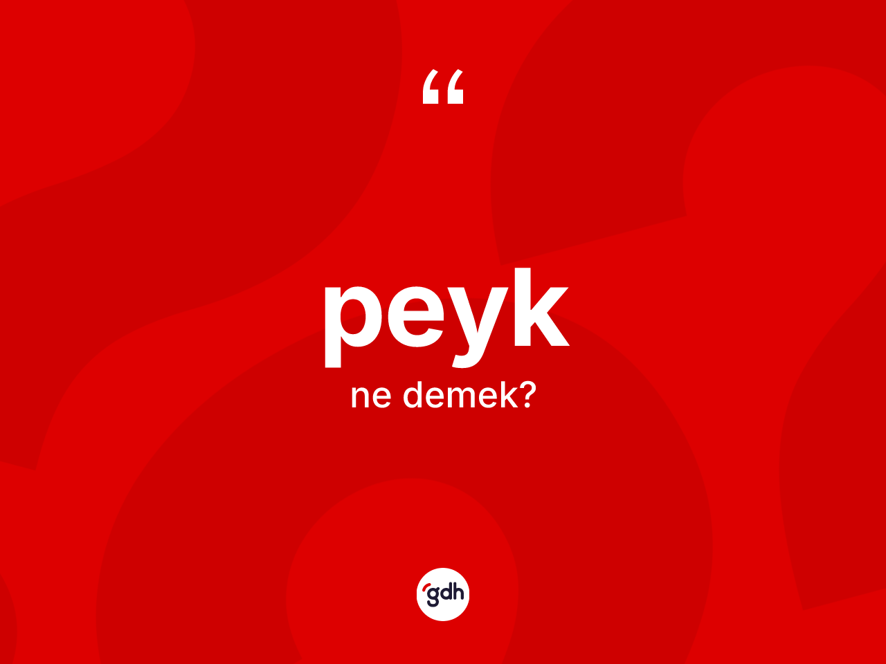 Peyk ne anlama gelir? Peyk kelimesinin kaç farklı anlamı var?