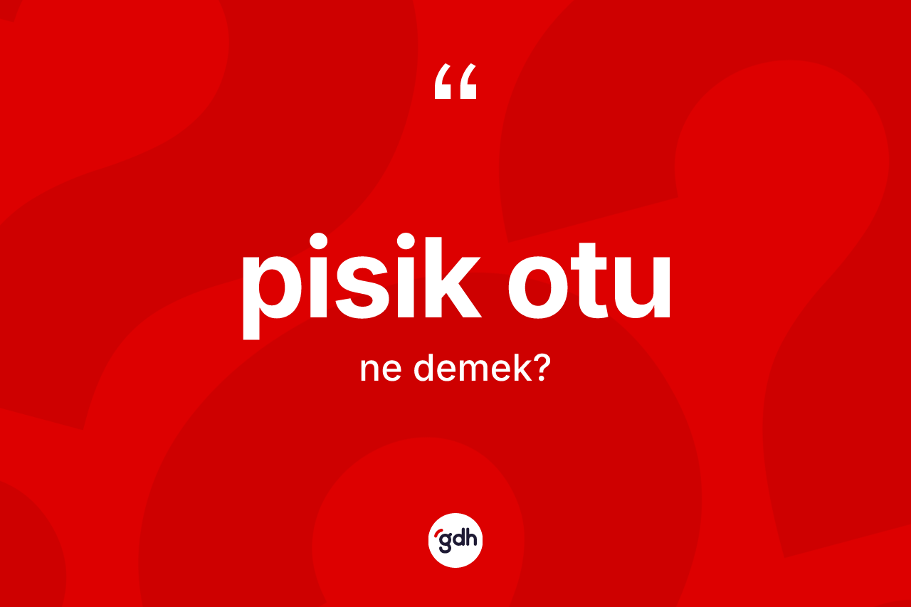 Pisik otu kelimesinin sözlükteki tanımı nedir? Pisik otunun halk arasındaki kullanımı nasıldır?