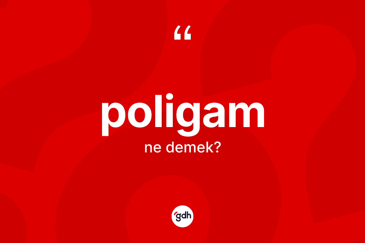 Poligam ne anlama gelir? Poligamın TDK'ya göre anlamı nedir?