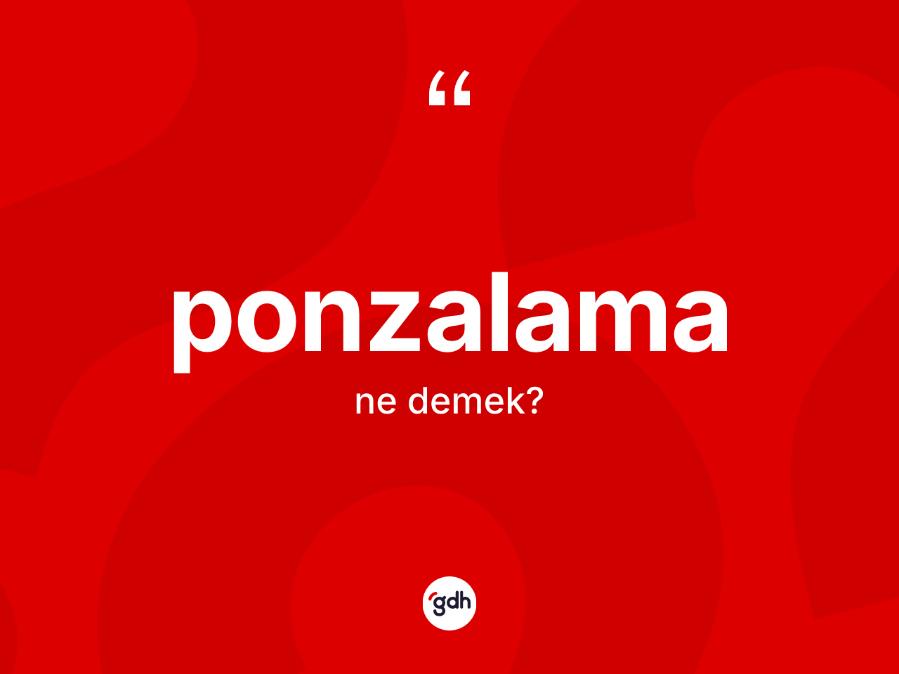Ponzalama kelimesi ne anlama gelir? Ponzalamanın TDK'ya göre anlamı nedir?