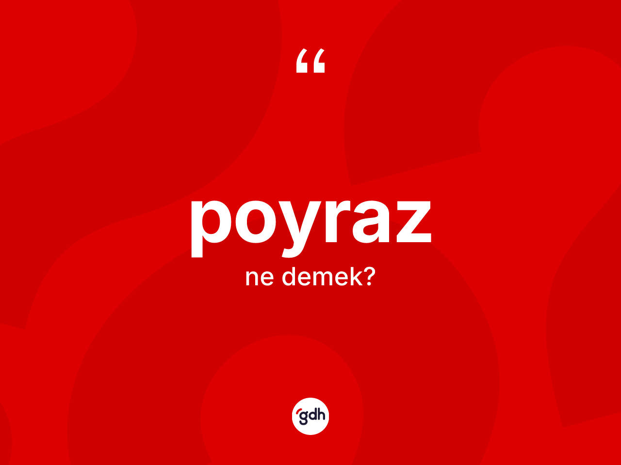 Poyraz kelimesinin sözlükteki tanımı nedir? Poyraz kelimesinin TDK'ya göre açıklaması nedir?