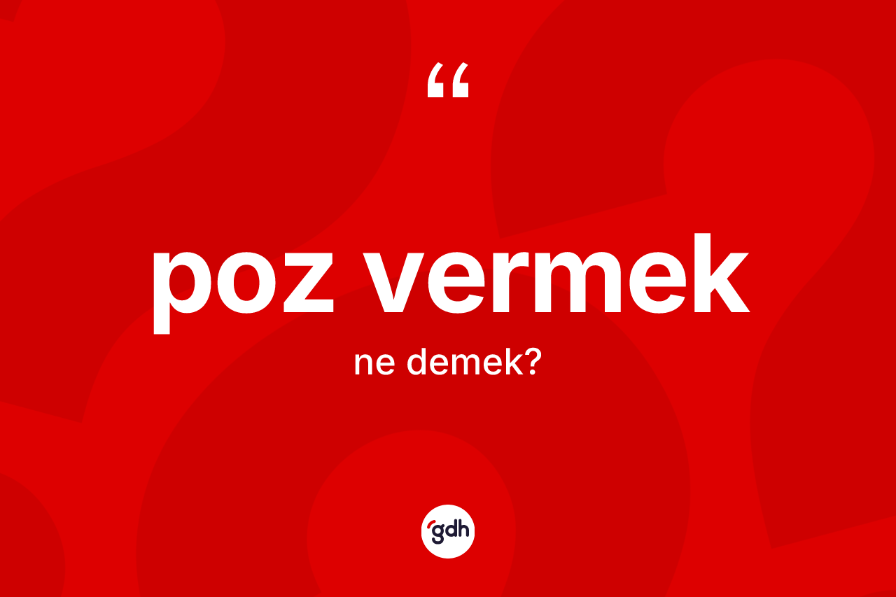 Poz vermek ifadesinin anlamı nedir? Poz vermek ifadesi hangi durumlarda kullanılır