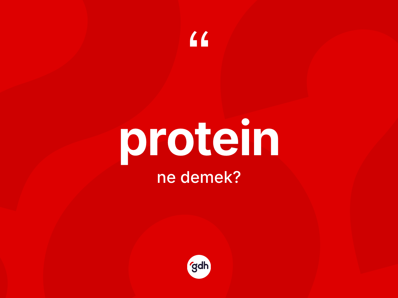 Protein kelimesinin sözlükteki tanımı nedir? Proteinin sözlükteki anlamı nedir?