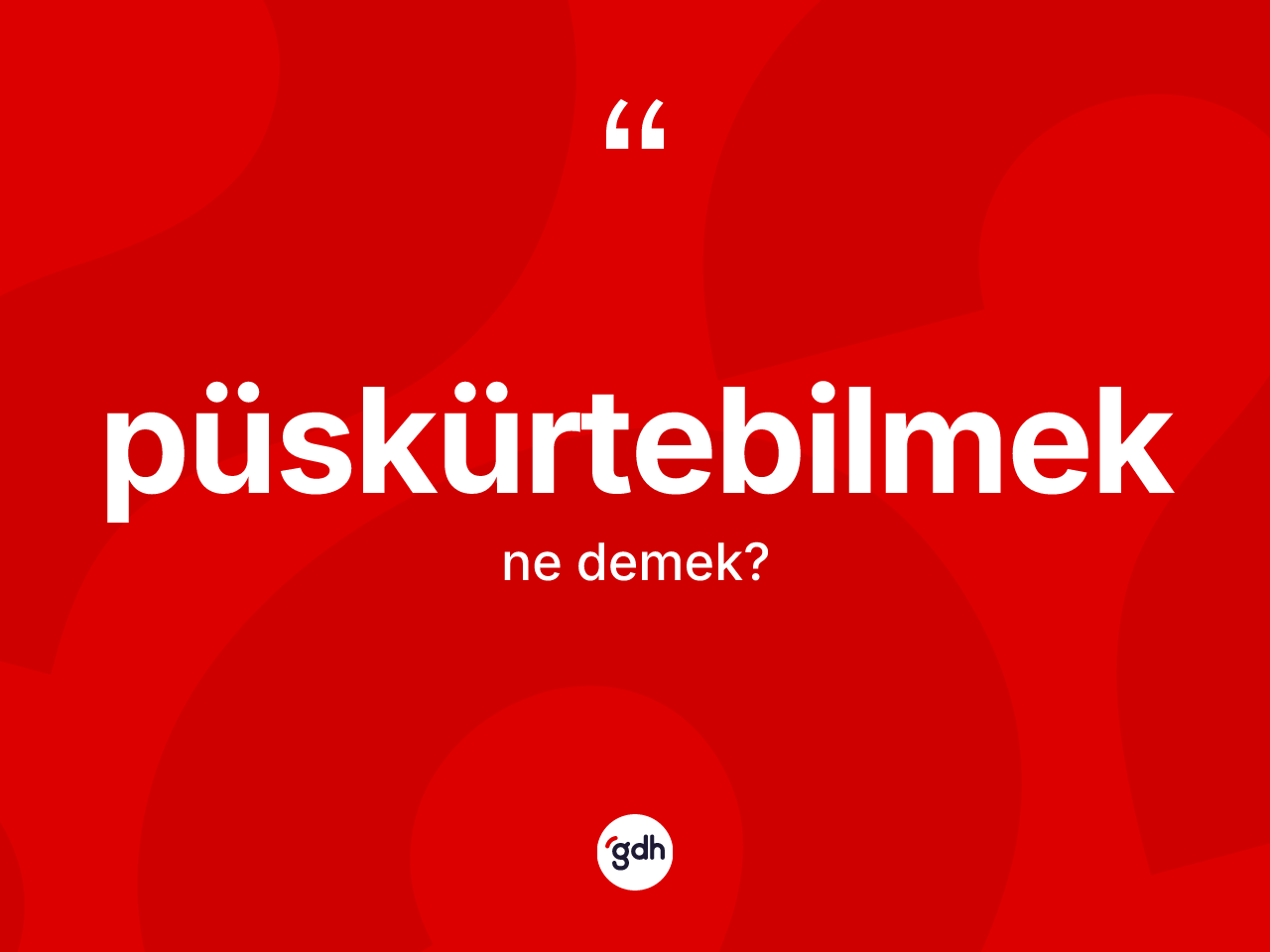 Püskürtebilmek kelimesi nedir? Püskürtebilmeğin kısaca tanımı nedir?