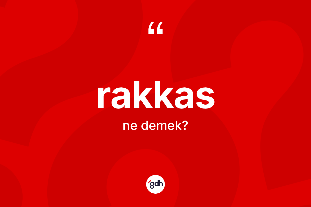 Rakkas kelimesinin anlamı nedir?