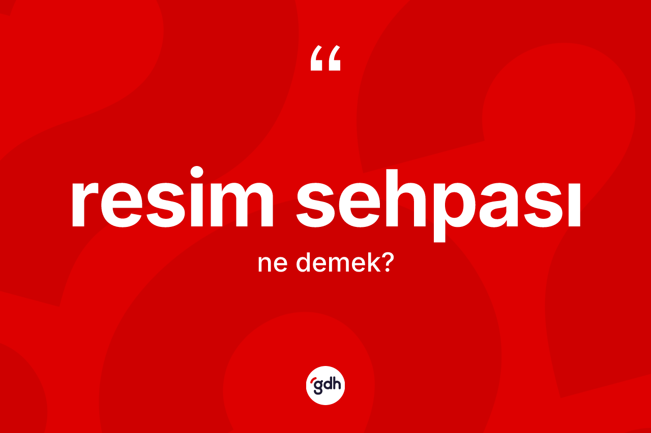 Resim sehpası ne anlama gelir?