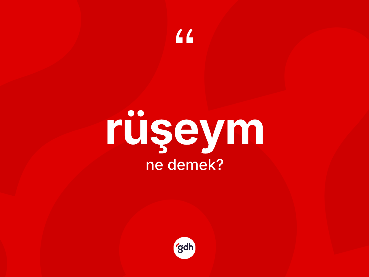 Rüşeym kelimesinin sözlükteki tanımı nedir? Rüşeymin TDK'ya göre anlamı nedir?