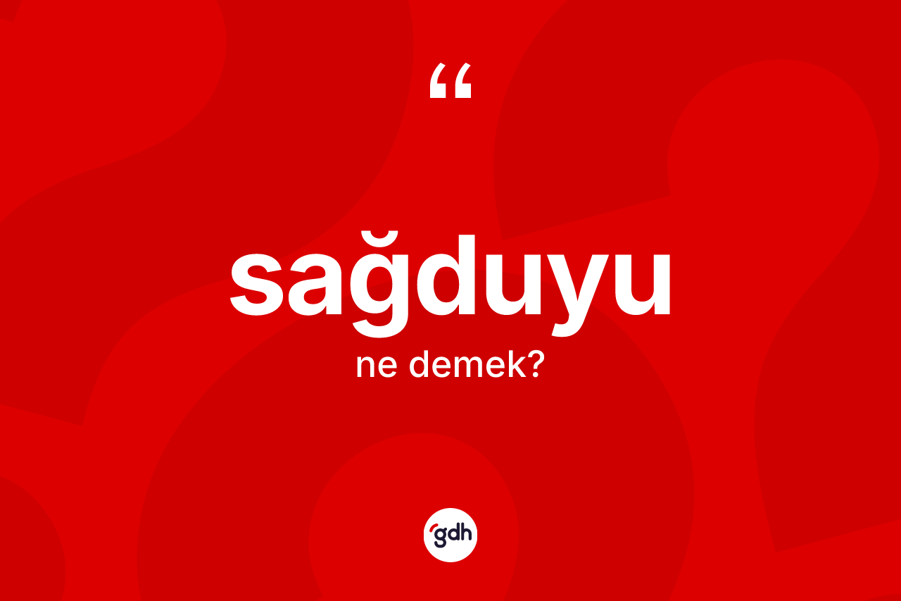 Sağduyu nedir? Sağduyu kelimesinin TDK anlamı nedir?