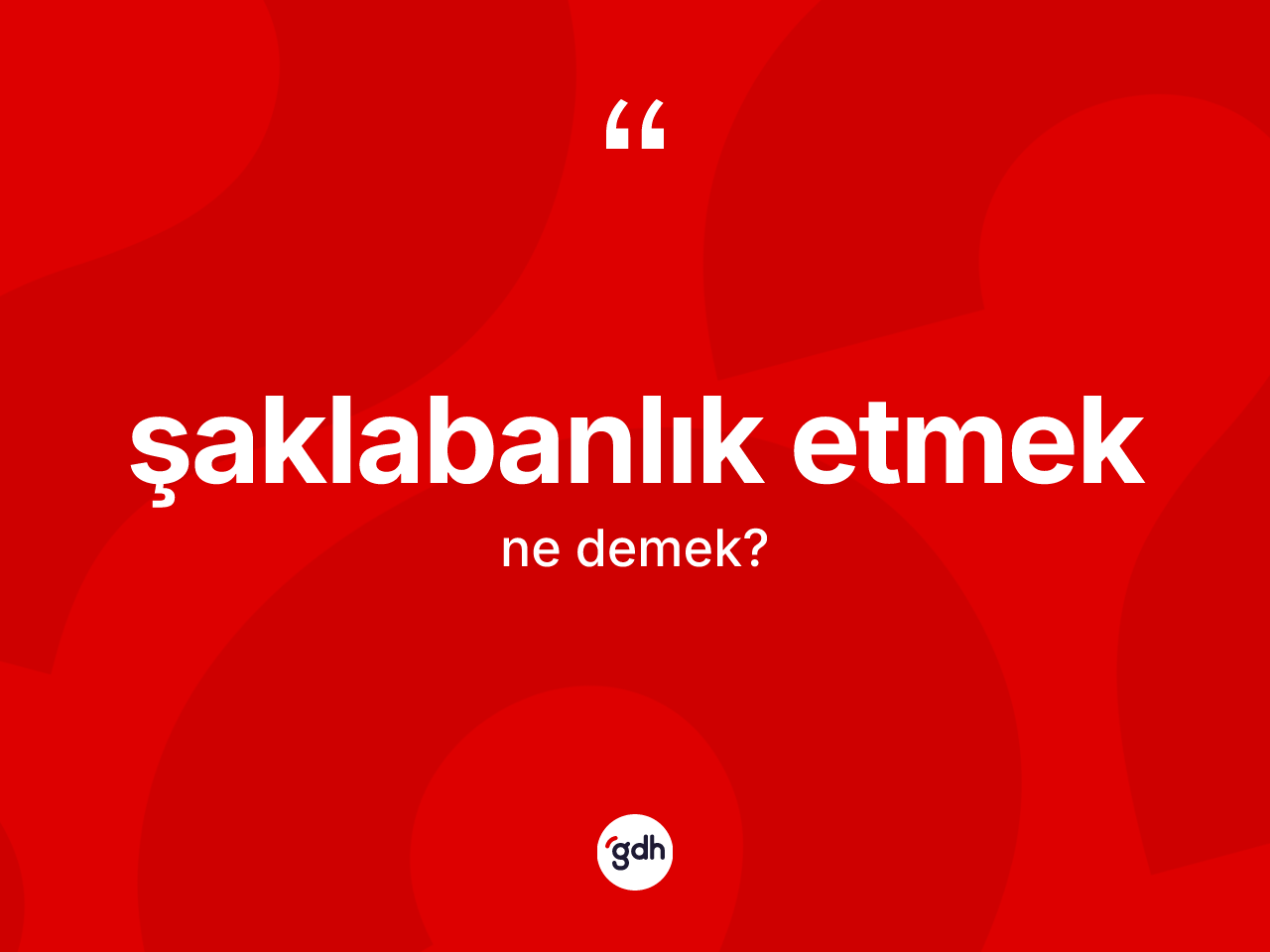 Şaklabanlık etmek ifadesi ne demek? Şaklabanlık etmek ifadesi hangi durumlarda kullanılır