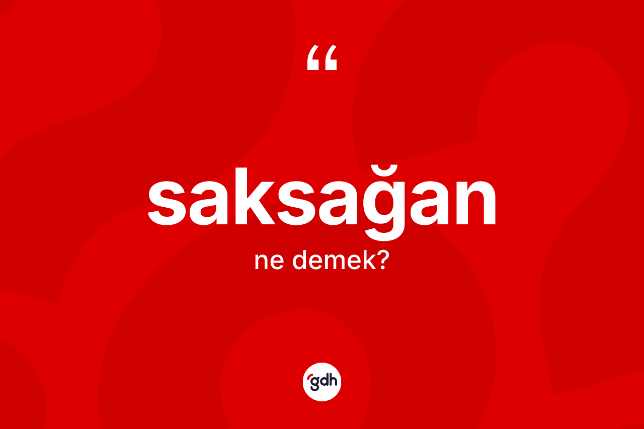 Saksağan ne anlama gelir?